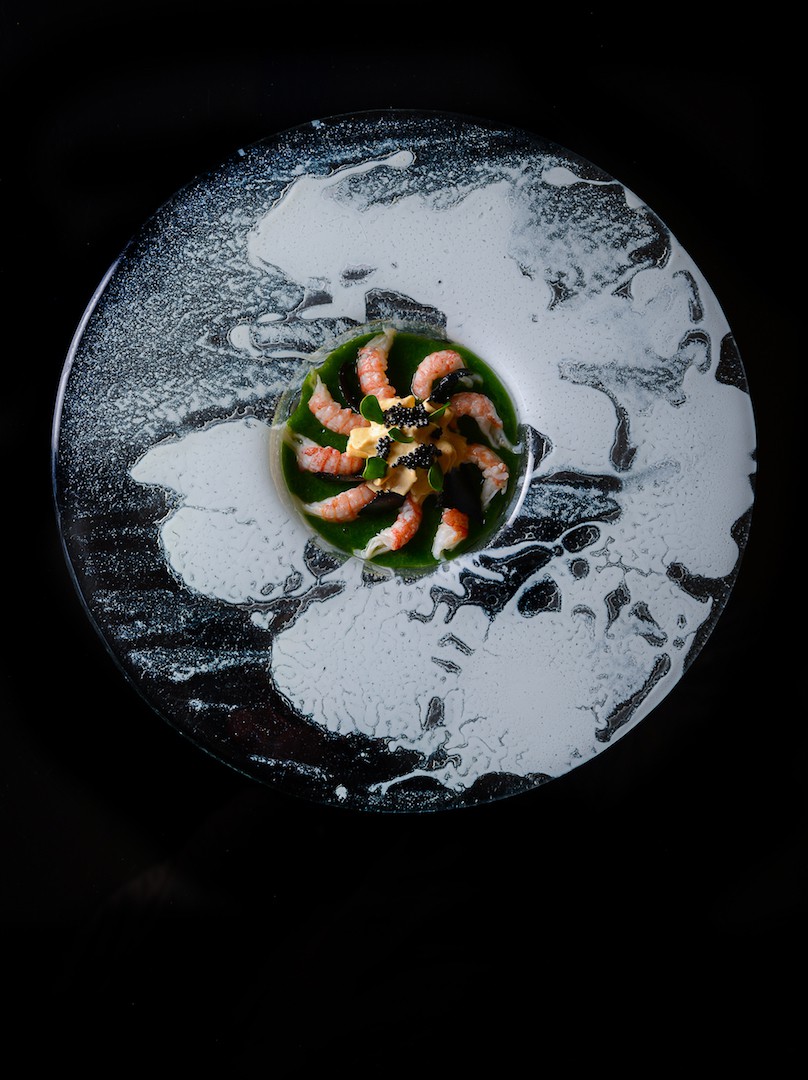 ÉCREVISSES du Léman - vert d'Oxalis - Grains de Caviar