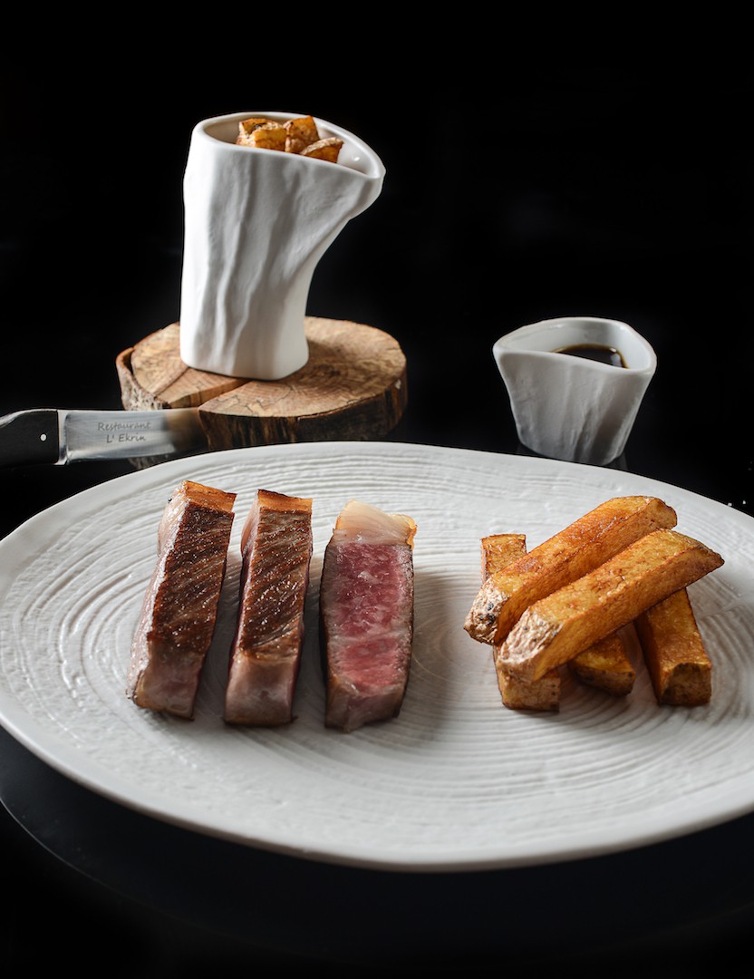 WAGYU du Japon "Gunma Persillé 4" - Pommes Pont Neuf